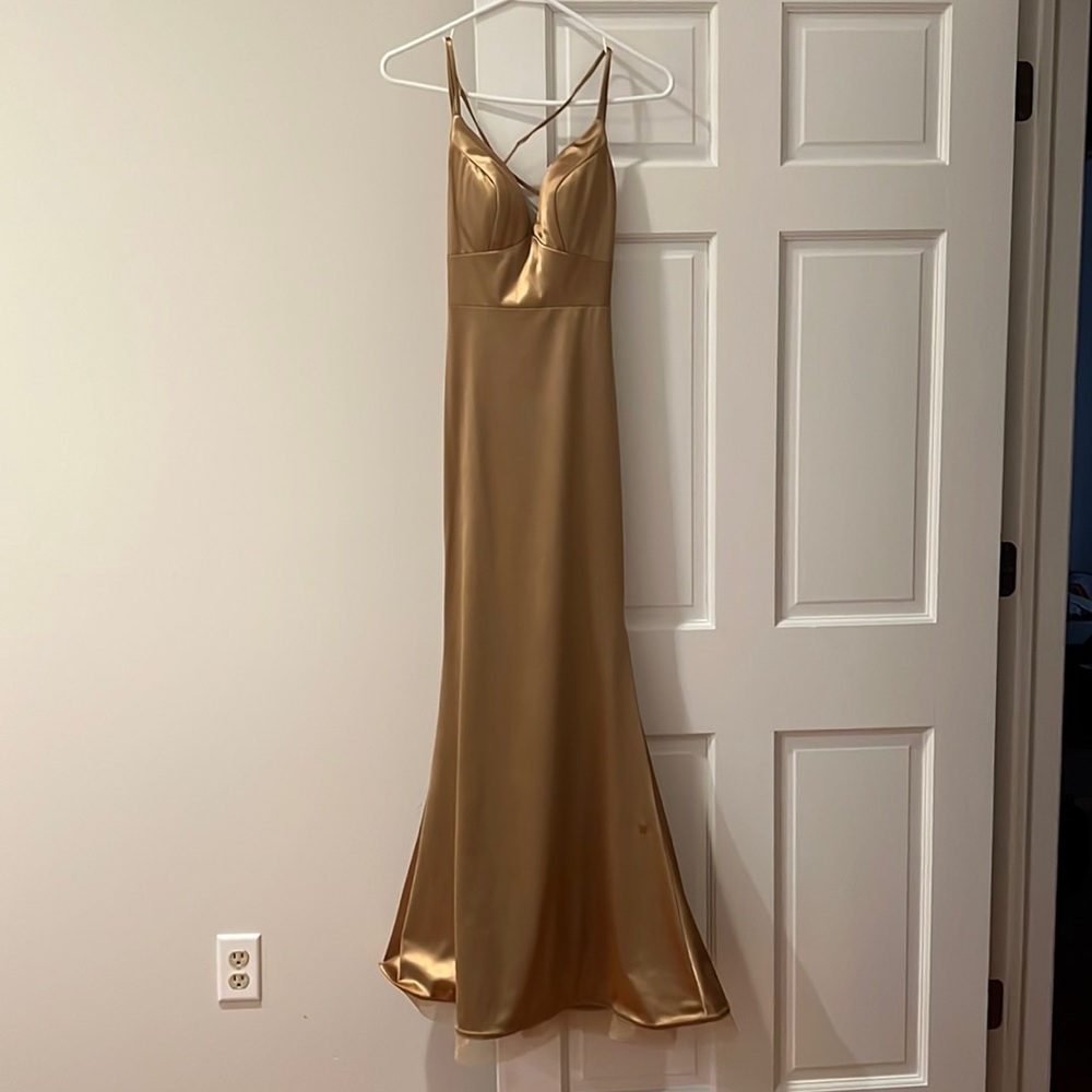 COPY - Amarra Gold Formal Gown